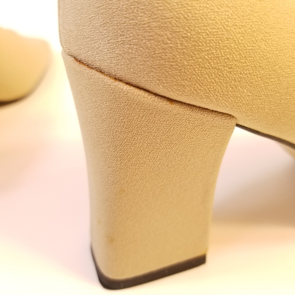 Jasmin Classic Beige/Khaki Fabric Pumps/Heels - Picture 12 of 14